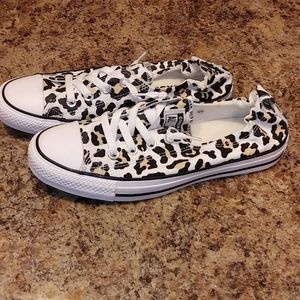 Brand new 🐆 leopard converse